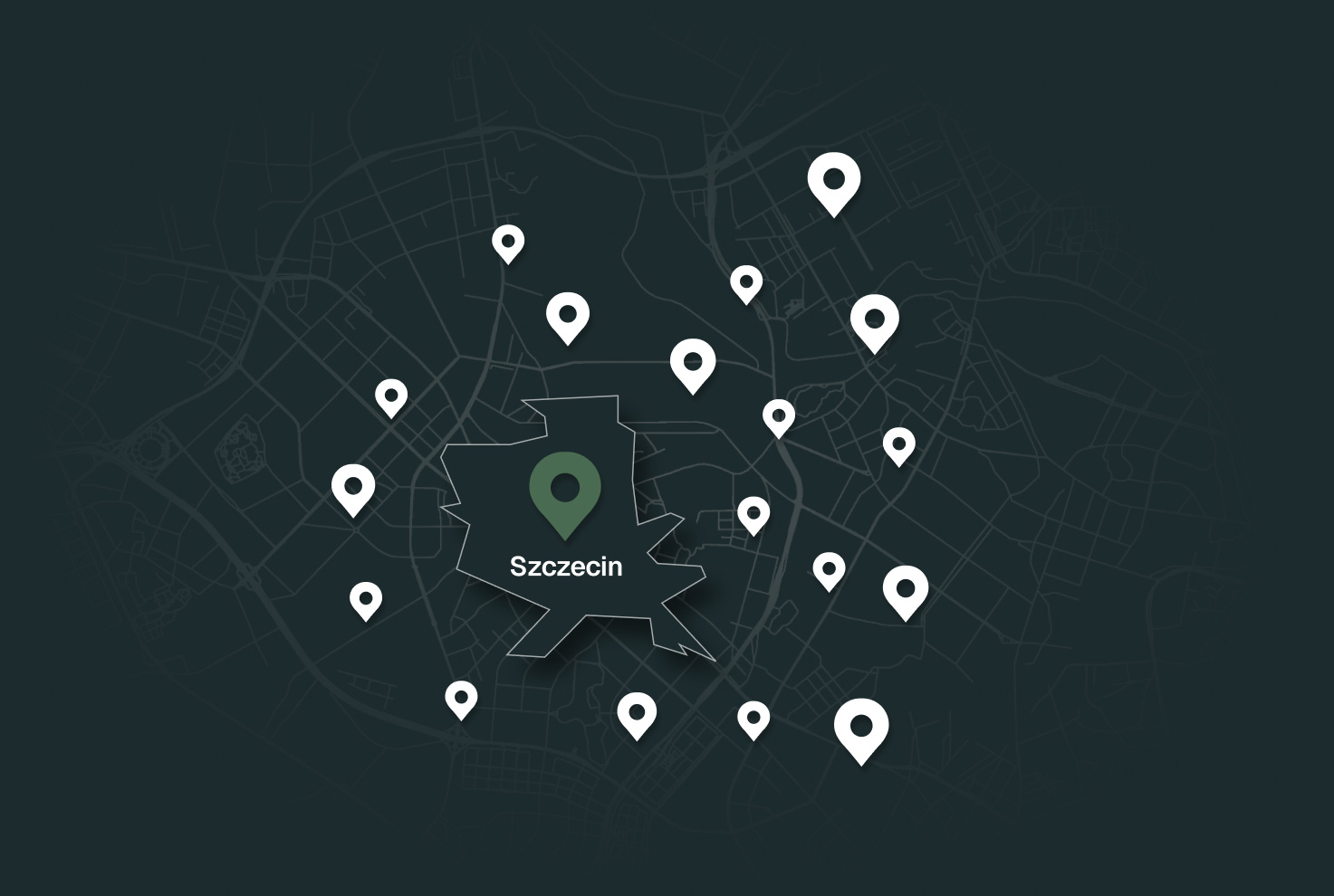Mapa realizacji Teleport 2000